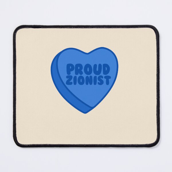 Item preview, proud zionist - blue heart - I stand with Israel am yisrael chai designed and sold by jessicaleah15.