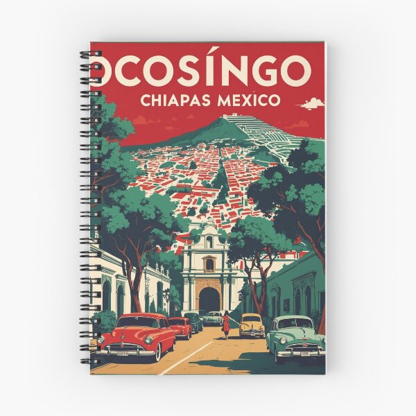 Item preview, Ocosingo Chiapas Mexico 1950s Vintage Travel Tourism Map designed and sold by TravelersGems.