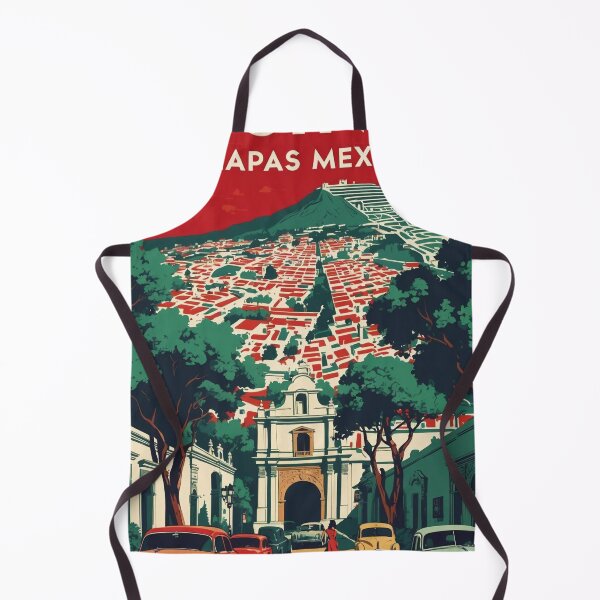 Item preview, Ocosingo Chiapas Mexico 1950s Vintage Travel Tourism Map designed and sold by TravelersGems.
