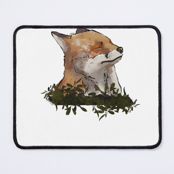 Item preview, Calm Fox designed and sold by Cute & Funny Hand-Drawn Prints | Happy Doodle Friends Shop.
