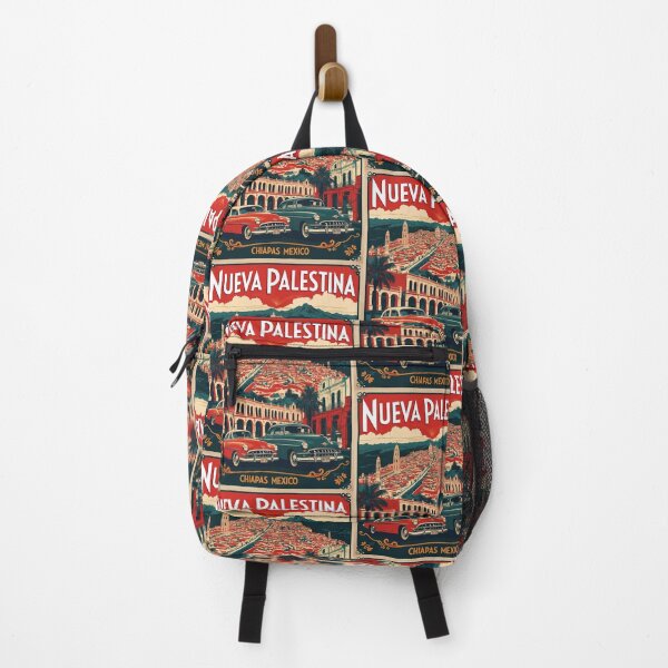 Item preview, Nueva Palestina Chiapas Mexico 1950s Vintage Travel Tourism Map designed and sold by TravelersGems.