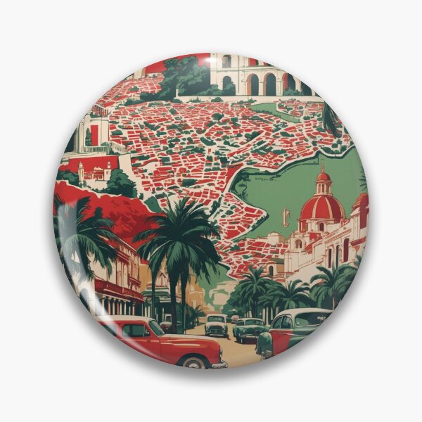 Item preview, El Parral Chiapas Mexico 1950s Vintage Travel Tourism Map designed and sold by TravelersGems.