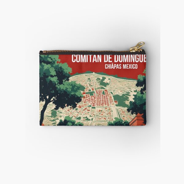 Item preview, Comitan de Dominguez Chiapas Mexico 1950s Vintage Travel Tourism Map designed and sold by TravelersGems.