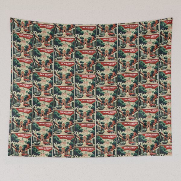 Item preview, Comitan de Dominguez Chiapas Mexico 1950s Vintage Travel Tourism Map designed and sold by TravelersGems.