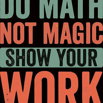 Artwork thumbnail, Do Math Not Magic, Math Lover, Funny Math, Gift for Math Lover, Math Teacher Gift, Retro Math Teacher, Back To School  by DesignDenDo ⭐⭐⭐⭐⭐