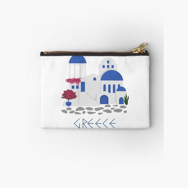 Item preview, Santorini Greece Minimalist Illustration designed and sold by EveAsEve.