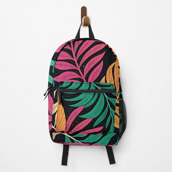 Item preview, Patrón vibrante de hojas tropicales de neón designed and sold by tretyakov.