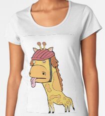 Albert the Giraffe Women's Premium T-Shirt