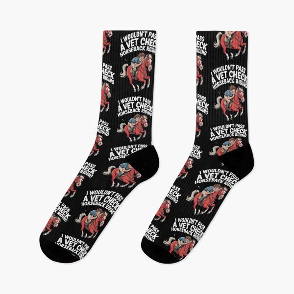 Artikelvorschau, Ich würde eine tierärztliche Untersuchung beim Reiten nicht bestehen entworfen und verkauft von box-artshop.