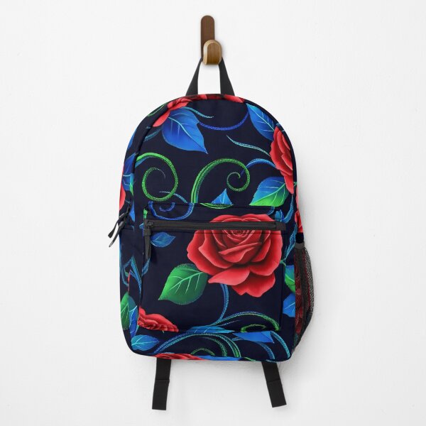 Item preview, Vibrant Dark Floral Rose Pattern designed and sold by tretyakov.