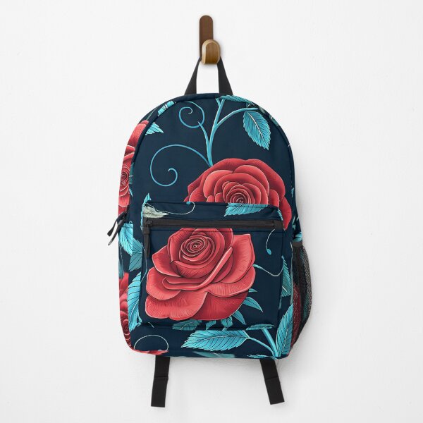 Item preview, Elegant Red Rose Botanical Pattern designed and sold by tretyakov.