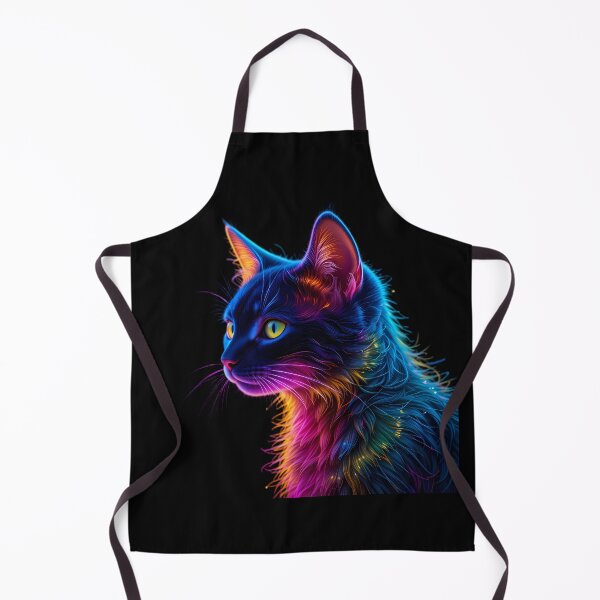 Item preview, Neon Luminous Feline Portraits Create Captivating Digital Art designed and sold by ART ATTACK ZONE.