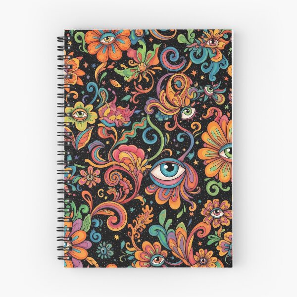 Aperçu de l'œuvre Motif floral psychédélique vibrant pour les yeux créée et vendue par tretyakov.