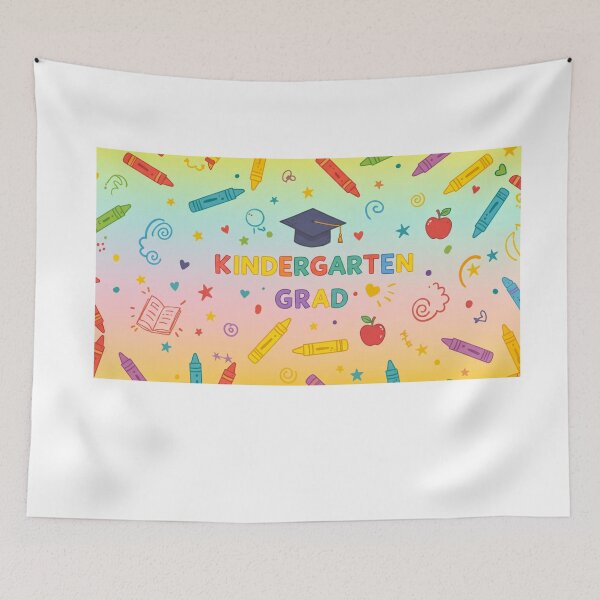 Item preview, Kindergarten Graduate Rainbow Crayon Design designed and sold by FitEnvy.