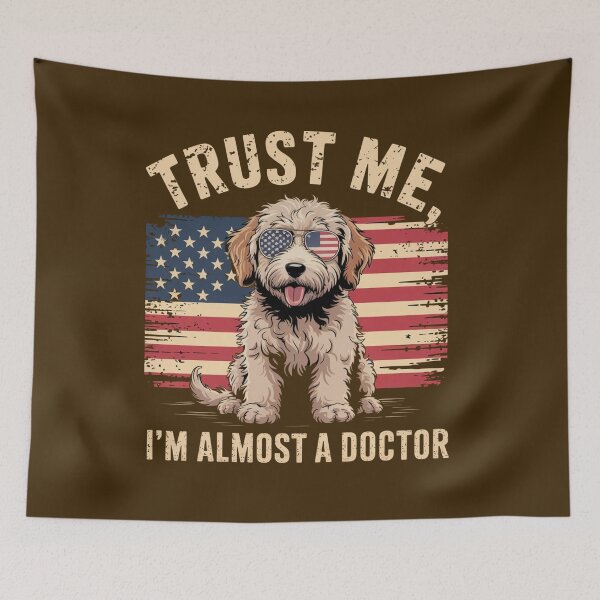 Item preview, Almost a Doctor Dog Design designed and sold by ZodiacLuck888.