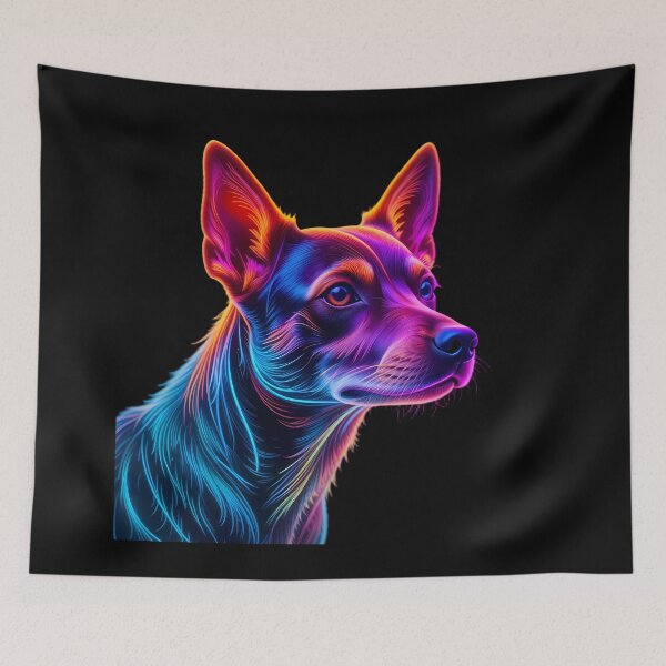 Item preview, Neon Vibrant Guardian Portraits Create Captivating Digital Art designed and sold by ART ATTACK ZONE.