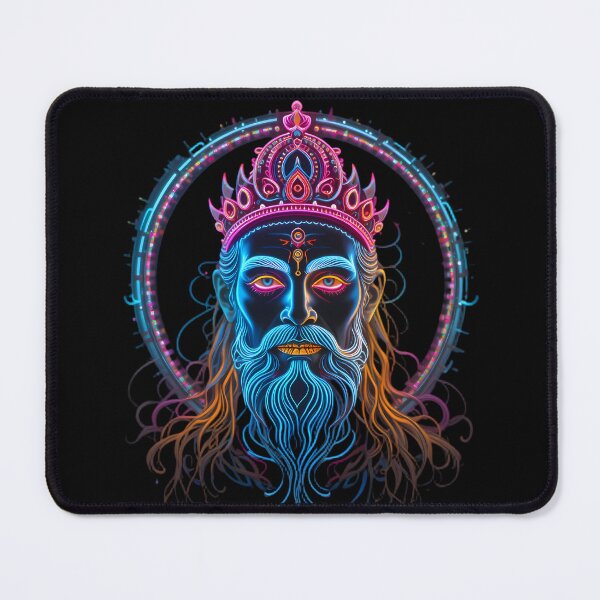 Item preview, Neon Majesty God Portraits Create Captivating Digital Art designed and sold by ART ATTACK ZONE.