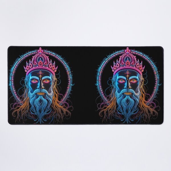 Item preview, Neon Majesty God Portraits Create Captivating Digital Art designed and sold by ART ATTACK ZONE.
