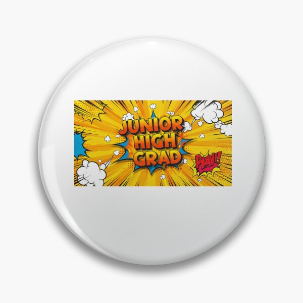 Item preview, Junior High Graduate Comic Book Style Design designed and sold by FitEnvy.