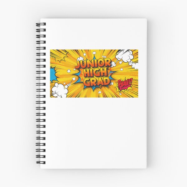 Item preview, Junior High Graduate Comic Book Style Design designed and sold by FitEnvy.