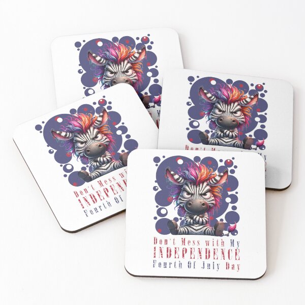 Item preview, Defiant Zebra (01): Fourth of July Independence Day designed and sold by Bearded Jester Designs.