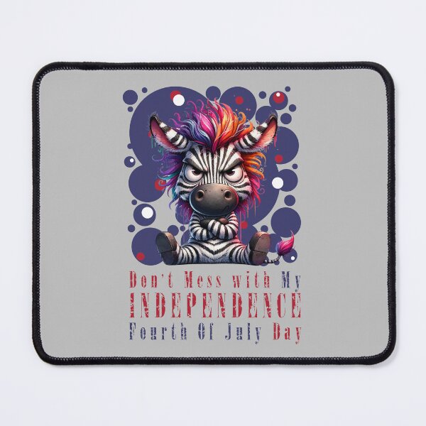 Item preview, Defiant Zebra (01): Fourth of July Independence Day designed and sold by Bearded Jester Designs.