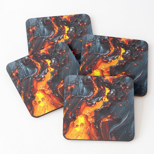 Item preview, Lava flow from volcano designed and sold by JohnyDas.