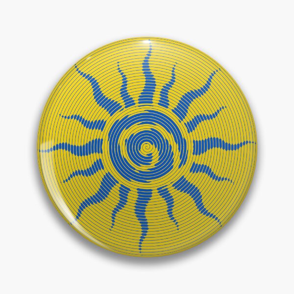 Item preview, blue sun spiral boho aesthetic designed and sold by parting-spirals.