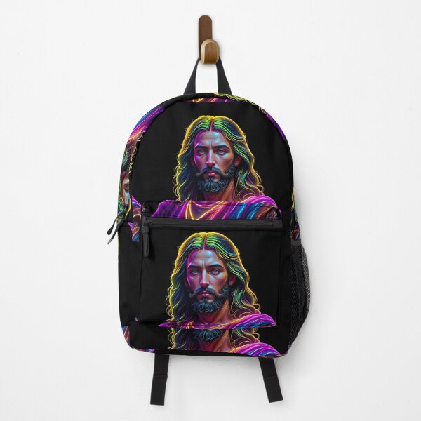 Item preview, God Symphony Neon Art Jesus Vibrant Digital Expressions designed and sold by ART ATTACK ZONE.