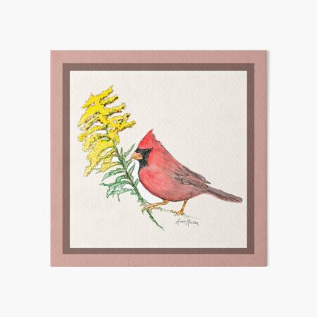 Item preview, Kentucky - state bird and flower designed and sold by Annie Mason Art.
