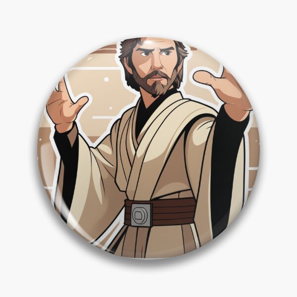 Item preview, Hello There – Obi-Wan Kenobi Meme Sticker designed and sold by FikaAndFeed.