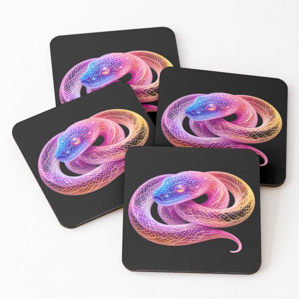 Item preview, Snake Nature Neon Art Jesus Vibrant Digital Expressions designed and sold by ART ATTACK ZONE.