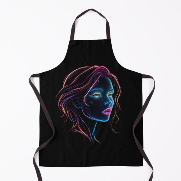 Item preview, Woman Girl Neon Art Jesus Vibrant Digital Expressions designed and sold by ART ATTACK ZONE.