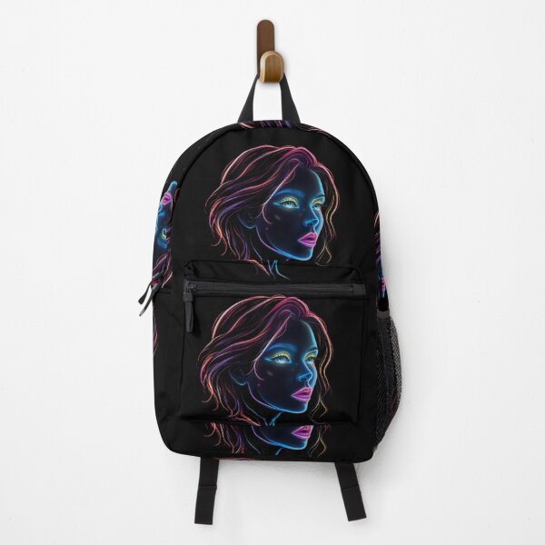 Item preview, Woman Girl Neon Art Jesus Vibrant Digital Expressions designed and sold by ART ATTACK ZONE.