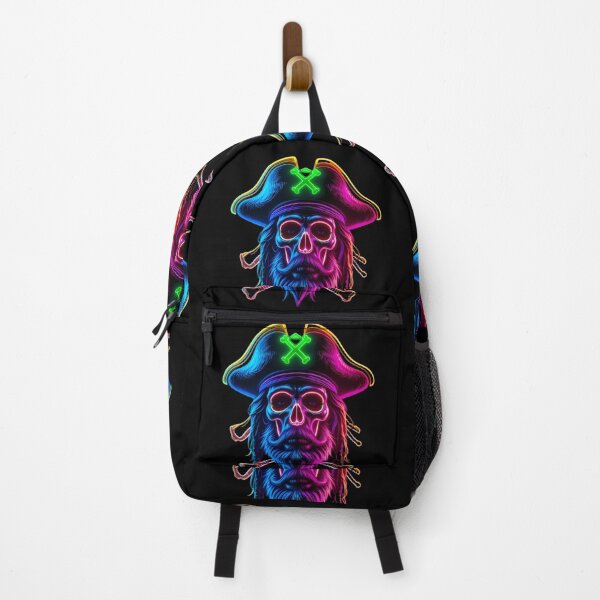 Item preview, Pirate Ocean Neon Art Jesus Vibrant Digital Expressions designed and sold by ART ATTACK ZONE.
