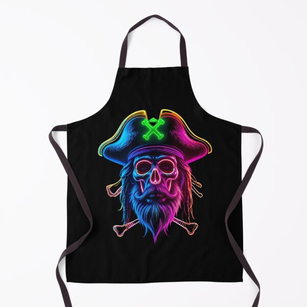 Item preview, Pirate Ocean Neon Art Jesus Vibrant Digital Expressions designed and sold by ART ATTACK ZONE.