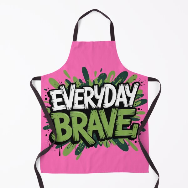 Item preview, Everyday Brave Typography Art designed and sold by ZodiacLuck888.