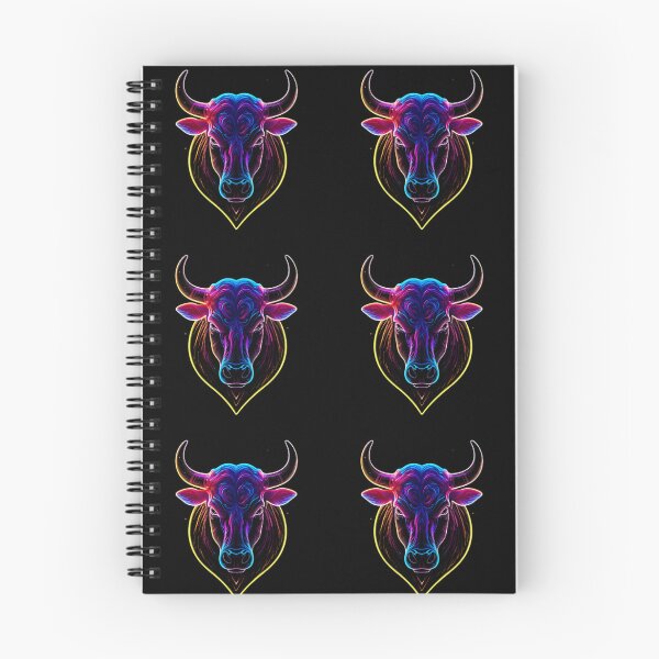 Item preview, Bull Warrior  Neon Art Jesus Vibrant Digital Expressions designed and sold by ART ATTACK ZONE.