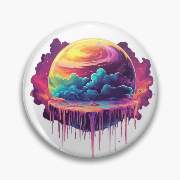 Item preview, Melting Planet – Psychedelic Dreamcore Universe designed and sold by MomentumbyOla.