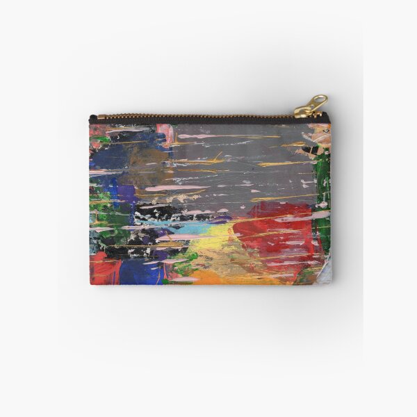 Item preview, Colorful Bold Lines Abstract Contemporary Modern Painting Textured Pink and Yellow designed and sold by pngrktes-art.