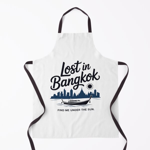 Item preview, Lost in Bangkok Thailand Travel Souvenir - Find Me Under The Sun designed and sold by PixelMuse2024.