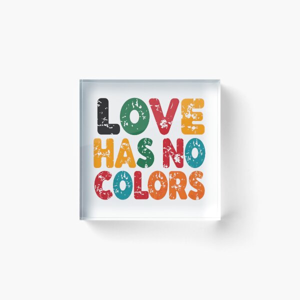 Item preview, “Love Has No Colors” Art designed and sold by PrintandJoy.