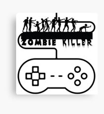 Zombie Killer Gamer Canvas Print