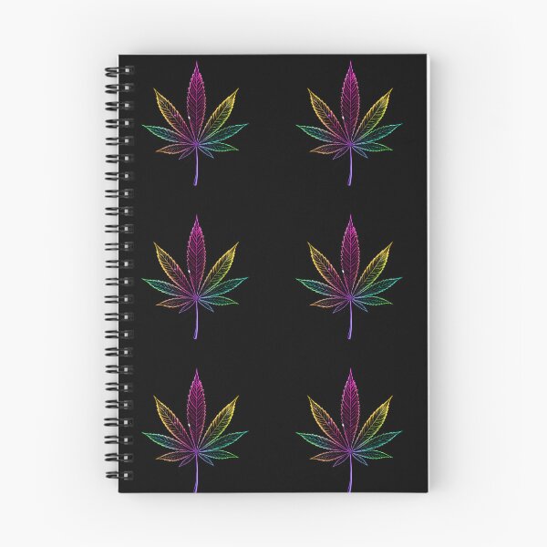 Item preview, Marijuana Leaf Neon Marine Animal Mystical Art Collection designed and sold by ART ATTACK ZONE.
