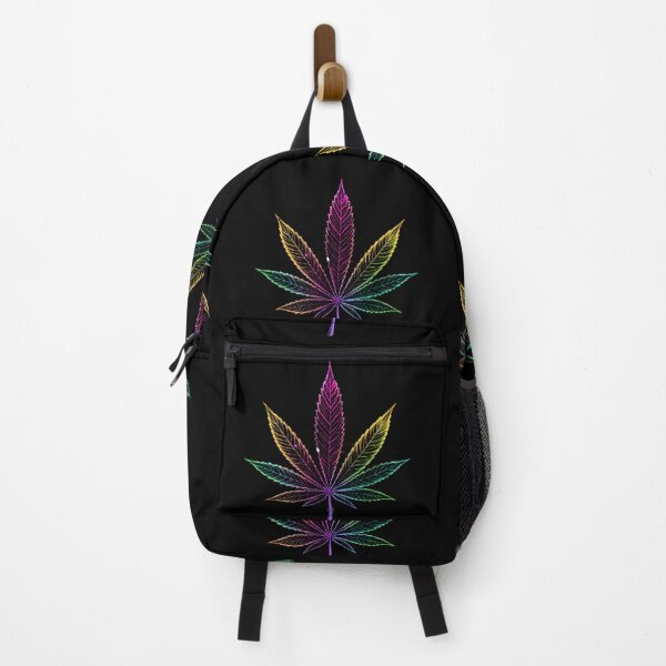 Item preview, Marijuana Leaf Neon Marine Animal Mystical Art Collection designed and sold by ART ATTACK ZONE.