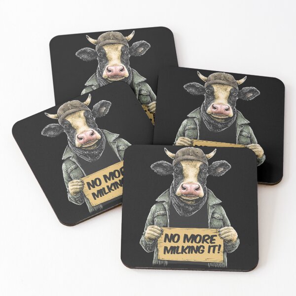 Item preview, Funny meme - No More Milking It! designed and sold by hamishby.