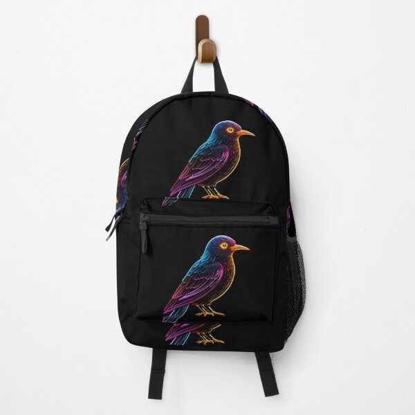 Item preview, Bird Chill Neon Marine Animal Mystical Art Collection designed and sold by ART ATTACK ZONE.