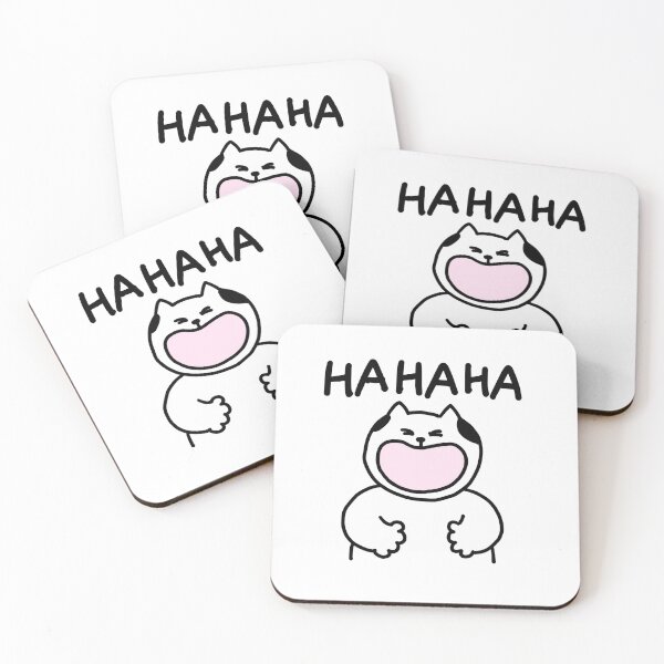 Item preview, a Cat laughing out loud designed and sold by superbaechoo.