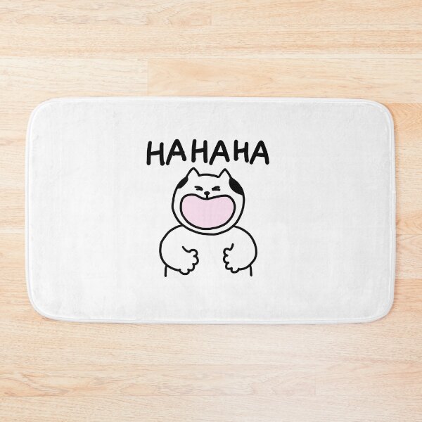 Item preview, a Cat laughing out loud designed and sold by superbaechoo.