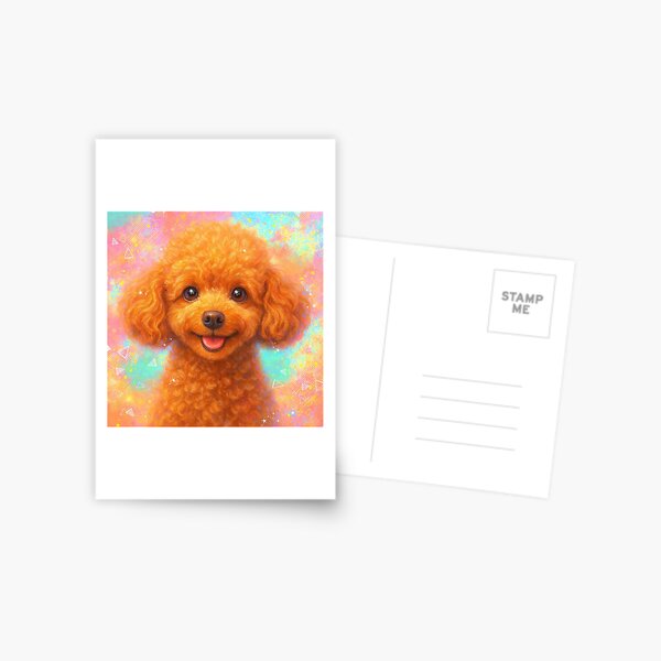 Item preview, Dreamy Toy Poodle – Sweet Smile Vibes designed and sold by SUNAGIMO9999.